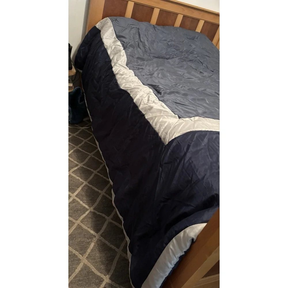 UGG Bedding Madison Park Bedding Set Full/Queen Two Tone Blues